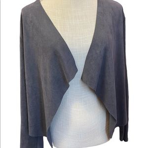 Beautiful light Suade jacket in grey